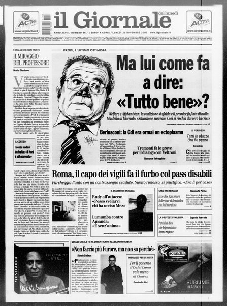 Il giornale del lunedi